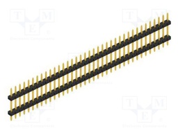 Connector: pin strips; pin header; male; PIN: 37; 2mm; THT; 1x37