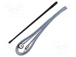 Antenna; car top; 0.36m; AM,FM; rubber mast,universal; 2.1m