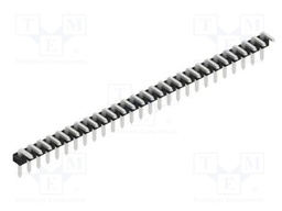 Connector: pin strips; pin header; male; PIN: 27; 2.54mm; THT; 1x27