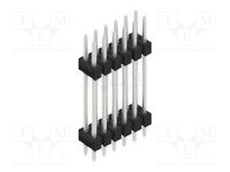 Connector: pin strips; pin header; male; PIN: 12; 2.54mm; THT; 2x6