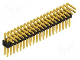 Connector: pin strips; pin header; male; PIN: 40; 1.27mm; THT; 2x20
