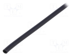 Insulating tube; Mat: PVC; black; -20÷125°C; Øint: 2mm; L: 10m