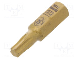 Screwdriver bit; Torx®; TX20; Overall len: 25mm