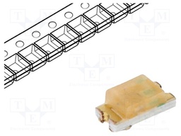 LED; SMD; 0603; violet; 70÷130mcd; 1.6x0.8x0.6mm; 120°; 2.5÷3.4V