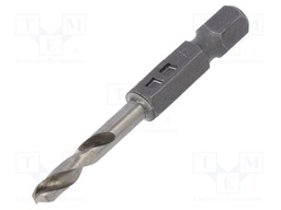 Drill bit; for metal; Ø: 4mm; L: 53mm; HSS-G; Working part len: 20mm