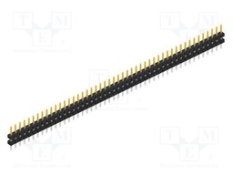 Connector: pin strips; pin header; male; PIN: 48; 2mm; THT; 1x48