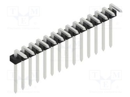 Connector: pin strips; pin header; male; PIN: 14; 2mm; THT; 1x14