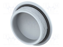 Stopper; polyamide; grey; IP68; Entrelec; Gland: PG29; 10mm