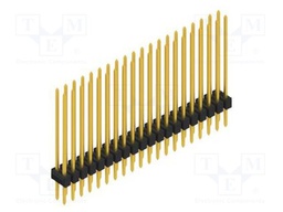 Connector: pin strips; pin header; male; PIN: 40; 2.54mm; THT; 2x20