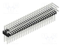 Connector: pin strips; pin header; male; PIN: 56; 1.27mm; THT; 2x28