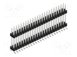 Connector: pin strips; pin header; male; PIN: 46; 2.54mm; SMT; 2x23