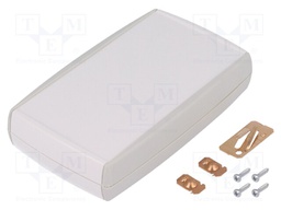 Enclosure: multipurpose; X: 70mm; Y: 115mm; Z: 24mm; TEKNET; ABS; grey