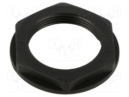 Nut; M32; PA66; black; -50÷135°C; Thread: metric; Pitch: 1,5