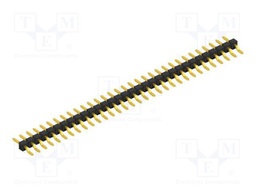 Connector: pin strips; pin header; male; PIN: 32; 2.54mm; SMT; 1x32
