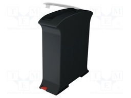 Enclosure: for DIN rail mounting; ABS