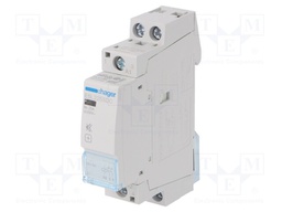 Contactor: 2-pole installation; 25A; 12VDC; NO x2; DIN; -10÷50°C