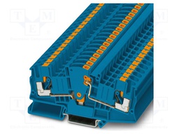 Splice terminal: rail; PA; L: 49mm; terminals: 2; W: 8.2mm; H: 100.8mm