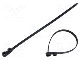 Cable tie; with fixing lugs; L: 200mm; W: 4.6mm; polyamide; 215N