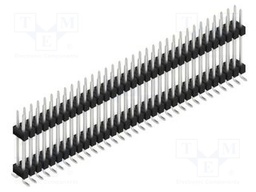 Connector: pin strips; pin header; male; PIN: 66; 2.54mm; SMT; 2x33