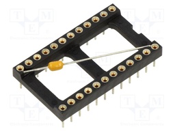 THT; 3A; Plating: gold-plated; Type: precision; Row pitch: 15.24mm