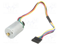 Motor: DC; with encoder; HP; 6VDC; 6.5A; Shaft: knurled; 10000rpm