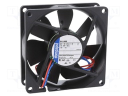 Fan: DC; axial; 80x80x25mm; 45m3/h; 21dBA; ball bearing; 2050rpm