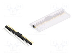 Connector: pin strips; pin header; male; PIN: 20; 2.54mm; SMT; 1x20