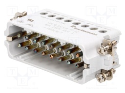 Connector: HTS; male; HTS HA; PIN: 16; size 7 (2 x 5); 16A; 250V