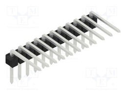 Connector: pin strips; pin header; male; PIN: 11; 2.54mm; THT; 1x11
