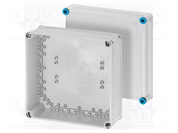 Enclosure: multipurpose; X: 300mm; Y: 300mm; Z: 170mm; polycarbonate