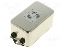 Filter: anti-interference; single-phase; 250VAC; Cx: 1uF; Cy: 10nF