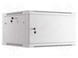 Enclosure: rack cabinet; Standard: 19"; 6U; grey; Z: 600mm; X: 600mm
