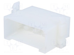 Terminals cover; male; for push-on 6.3mm connectors with lock