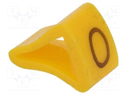 Markers for cables and wires; Label symbol: O; 3÷6.5mm; H: 9mm