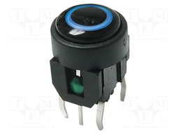 TACTILE SW, SPST, 0.05A, 12VDC, SOLDER