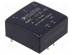 Converter: DC/DC; 6W; Uin: 9÷18V; Uout: 12VDC; Uout2: -12VDC; 1"x1"