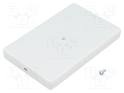 Enclosure: multipurpose; X: 54mm; Y: 85mm; Z: 10mm; ABS; light grey