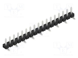 Connector: pin strips; pin header; male; PIN: 17; 2.54mm; SMT; 1x17