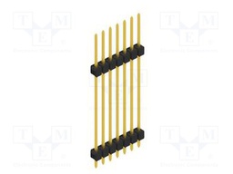 Connector: pin strips; pin header; male; PIN: 7; 2.54mm; THT; 1x7
