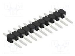 Connector: pin strips; pin header; male; PIN: 11; 2.54mm; SMT; 1x11