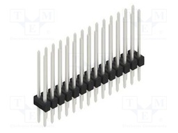 Connector: pin strips; pin header; male; PIN: 28; 2.54mm; THT; 2x14