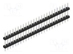 Connector: pin strips; pin header; male; PIN: 25; 2mm; THT; 1x25