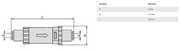 Vacuum filter; 6.3g; VFI; 50um; 32l/min