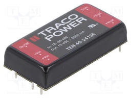 Converter: DC/DC; 40W; Uin: 18÷36V; 15VDC; Iout: 2666mA; 2"x1"; 34g