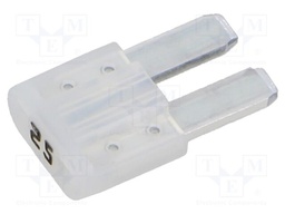 Fuse: fuse; 25A; 32VDC; automotive; 9.1mm; 9.1x3.8x15.3mm