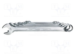 Wrench-set; combination spanner; Chrom-vanadium steel; 8pcs.