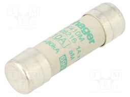 Fuse: fuse; aM; 10A; 690VAC; cylindrical,industrial; 14x51mm