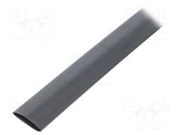 Heat shrink sleeve; glueless; 3: 1; 24mm; L: 1.2m; black; 5pcs.