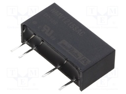 Converter: DC/DC; 1W; Uin: 10.8÷13.2V; Uout: 15VDC; Iout: 67mA; SIP