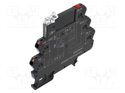 Relay: interface; SPST-NO; Ucntrl: 120VAC; 1A; 24÷240VAC; DIN